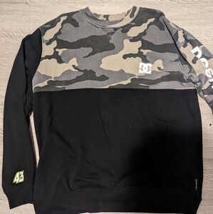 DC Black & Grey Camo Sweatshirt